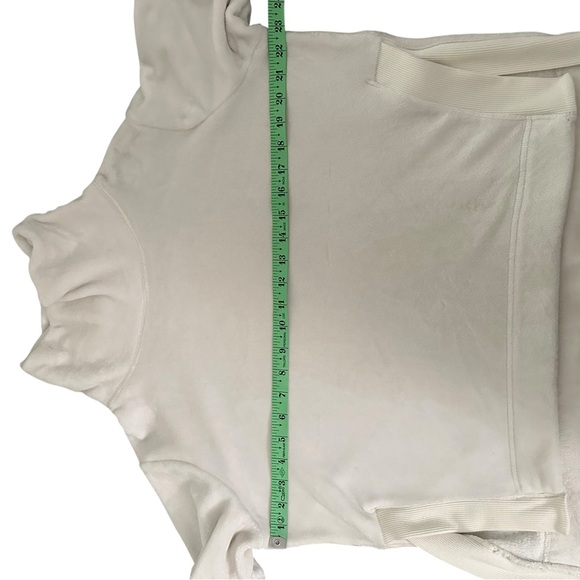 ATHLETA Double Cozy Karma Funnel Neck Sweatshirt SMALL Sea Salt White Top GUC - Picture 8 of 13